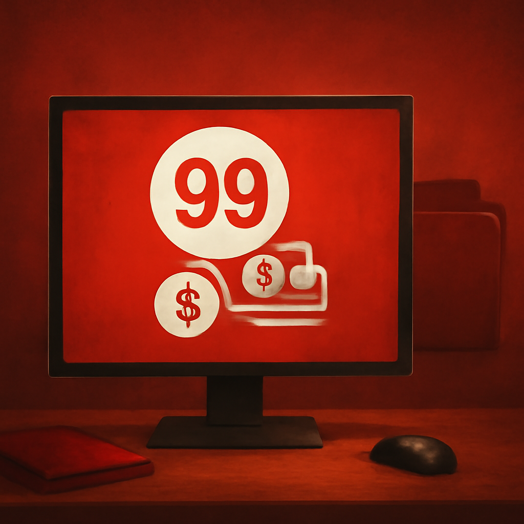 Diagram illustrating the installation process for 99 Lottery App.