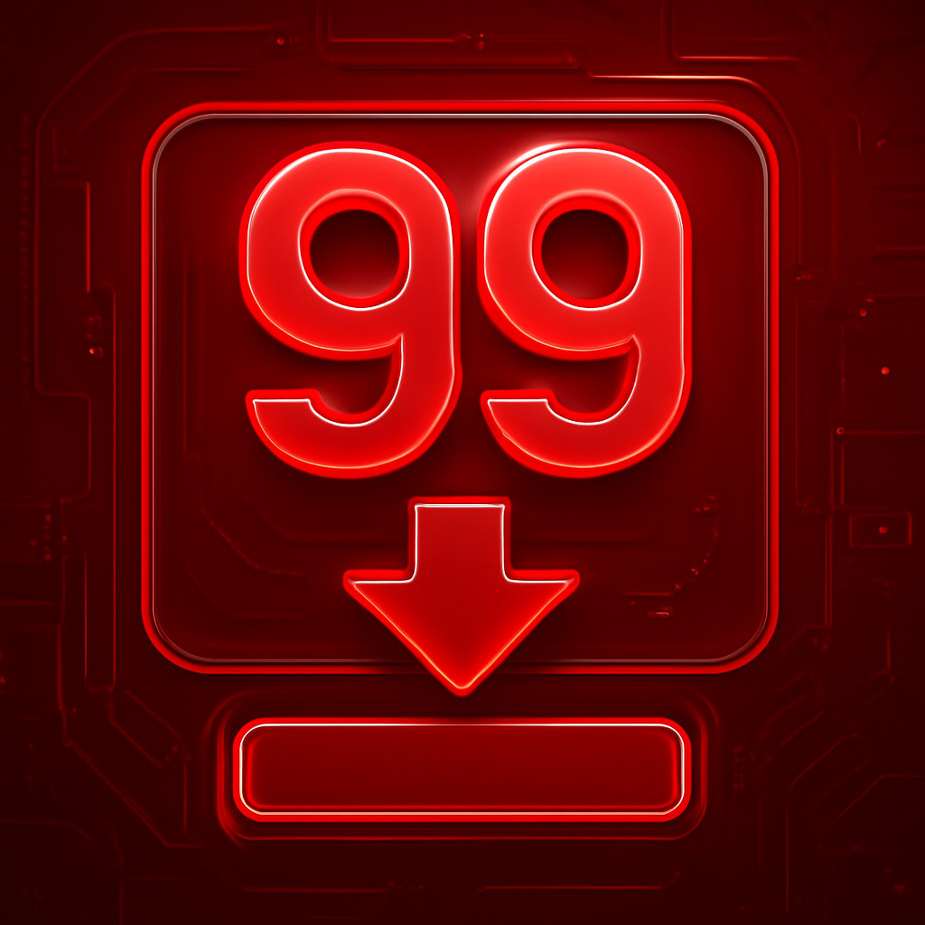 An educational diagram comparing the 99 Lottery app functionalities on iOS and Android.