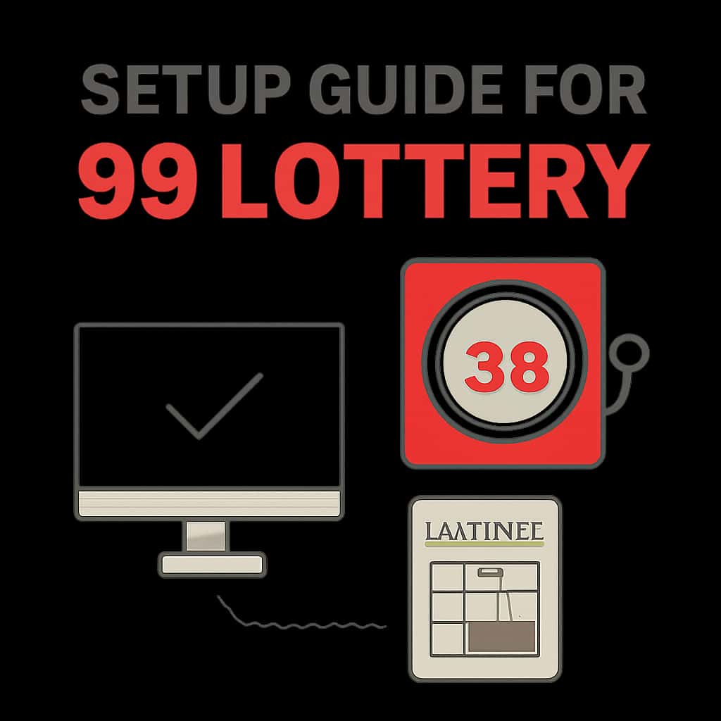 An educational diagram for the Setup Guide for 99 Lottery.