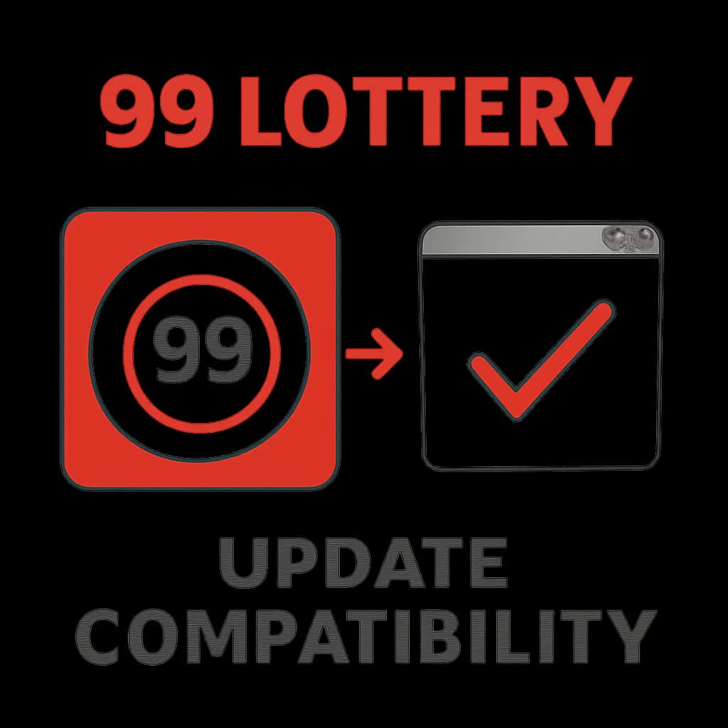 Illustration demonstrating the compatibility of 99 Lottery updates.